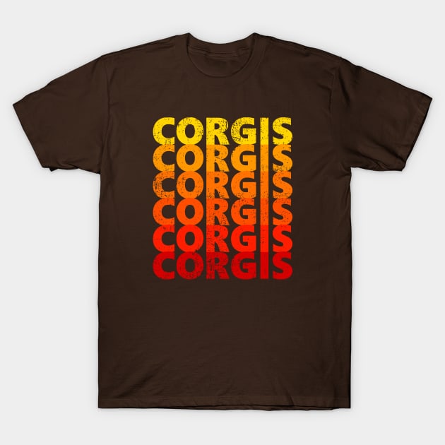 Vintage Corgis T-Shirt by bethcentral